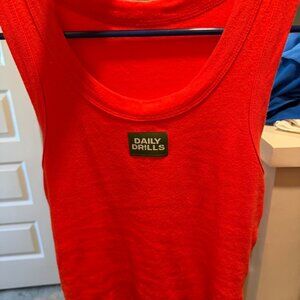 Daily Drills Red Tank Top